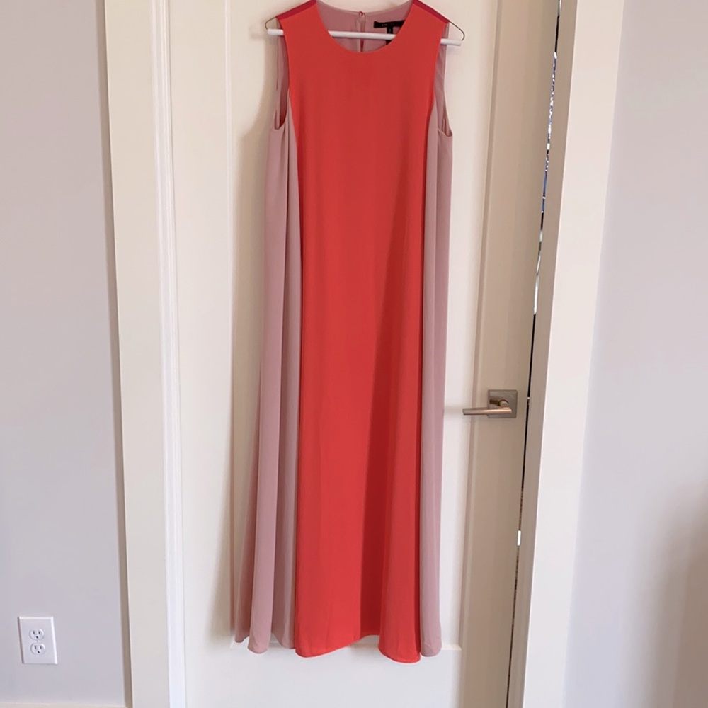 BCBG Maxazria two tone Maxi dress